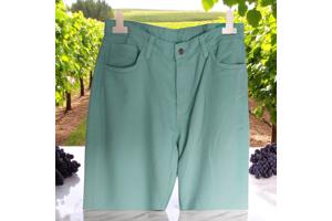 Jeans mintgroen recht model L/40