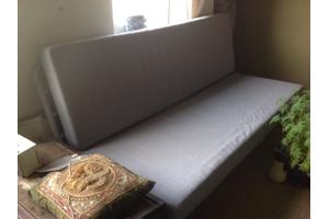 Slaapbank, grijs, tweepersoons, ikea