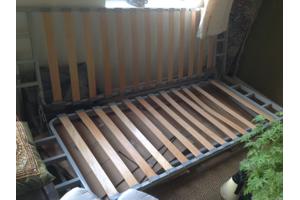 Slaapbank, grijs, tweepersoons, ikea