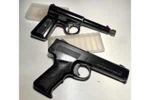 SP-50 en The Gat luchtbuks luchtpistool, dart pistool.