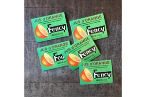 500 stuks Fency Jus d'Orange Etiketten