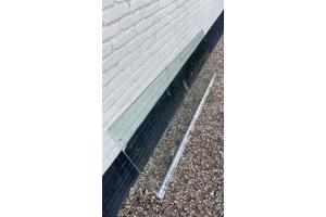 Glazen douchewand (veiligheidsglas) 200 x 67 cm