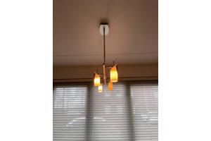 Hanglamp met 4 LED lampen - dimbaar en verstelbaar