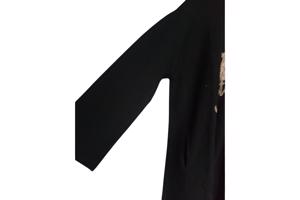 Sweat jurk motorcycle strass steentjes zwart XL/XXL