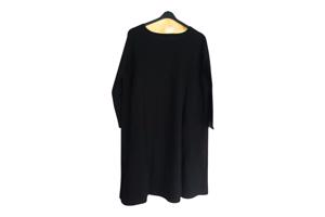 Sweat jurk motorcycle strass steentjes zwart XL/XXL