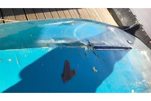 Polyester open zeilboot type Flying Junior (met schade)