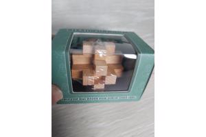 Set van 12 houten IQ puzzels echte hersenkrakers / breinbrek