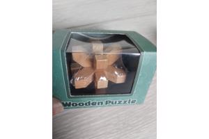 Set van 12 houten IQ puzzels echte hersenkrakers / breinbrek