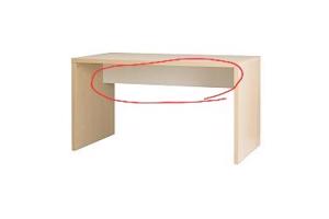 IKEA bureau Mikael met glasplaat