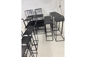 ZWART STALEN BIJZETTAFELS