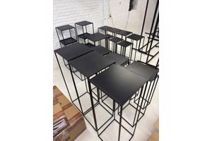 ZWART STALEN BIJZETTAFELS