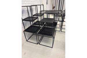 ZWART STALEN BIJZETTAFELS