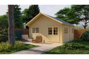 Blokhut - Tuinhuis Big Llanes | 44 mm | onbehandeld