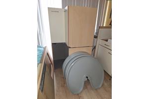 2x hoekkast incl. draaiplateaus