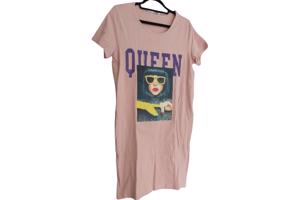 Shirt jurk Queen roze M