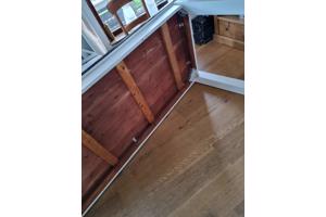 Stevige houtentafel 80x200