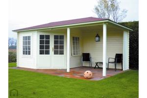 NIEUW Blokhut 3555Z met terras