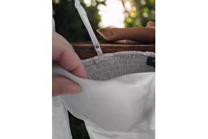 2 delige kleding set grijs L