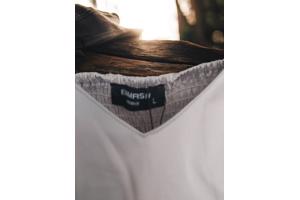 2 delige kleding set grijs L