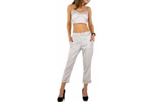 2 delige kleding set grijs L