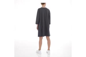 Sweat jurk motorcycle strass steentjes grijs XL/XXL