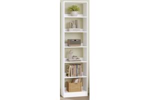 Witte boekenkast