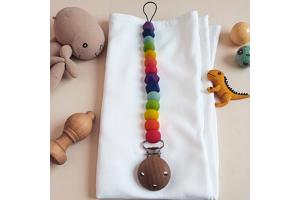 Speenkoord regenboog kleuren