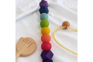 Speenkoord regenboog kleuren