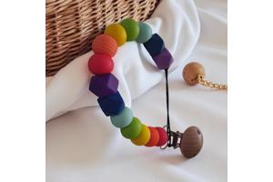 Speenkoord regenboog kleuren