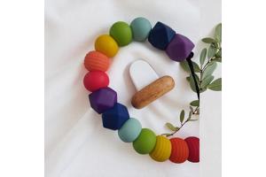 Speenkoord regenboog kleuren