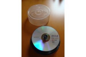 Spindel met beschrijfbare DVD-R