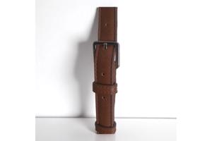 ronde schouder - hand tas bruin leer