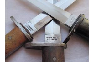 3 Original Grabendolche Ernst Busch Solingen WOI