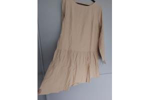 100% katoenen jurk beige L/40