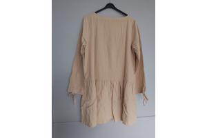 100% katoenen jurk beige L/40