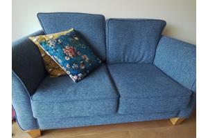 Mooie blauwe bank af te halen