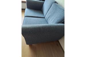 Mooie blauwe bank af te halen