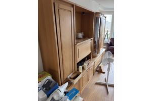 Mooi licht eiken wandmeubel