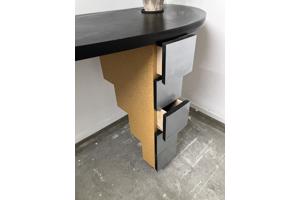 Design sidetable - bureau, Memphis stijl