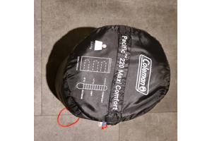 Coleman pacific 220 maxi comfort met zachte katoen flanel gevoerde slaapzak