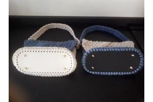 Zelf gehaakte tassen