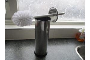 Toiletborstel Chroom
