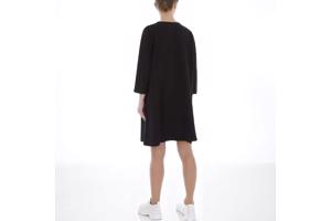 Sweat jurk motorcycle strass steentjes zwart XL/XXL
