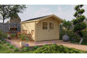 Blokhut - Tuinhuis Pamplona | 34 mm | vuren onbehandeld