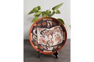 Vintage decoratief Saji bord uit Japan