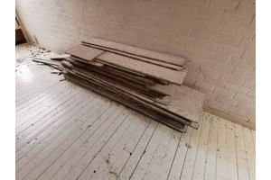 Diverse maten houtwolcementplaten