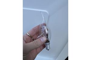 Gratis gloeilampen kaars. 4 stuks