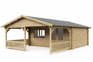 Nieuw luxe blokhut 5×4+3