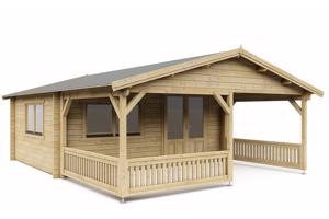 Nieuw luxe blokhut 5×4+3