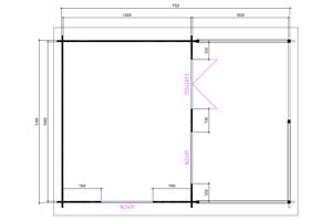 Nieuw luxe blokhut 5×4+3
